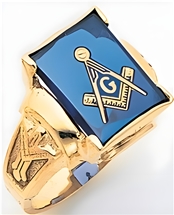 Masonic Ring - 5061 - solid back